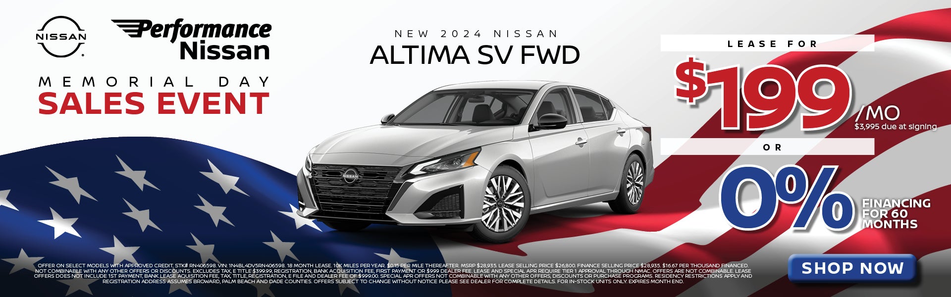 Memorial Day Sales Event 2024 Nissan Altima
