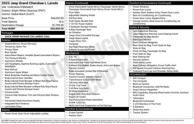 2023 Jeep Grand Cherokee L Laredo