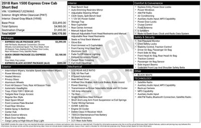 2018 RAM 1500 Express