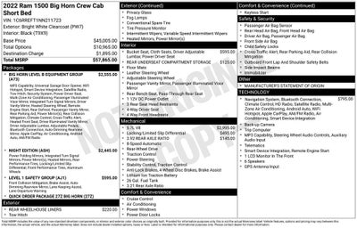 2022 RAM 1500 Big Horn/Lone Star