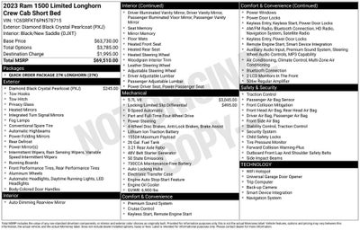 2023 RAM 1500 Laramie Longhorn