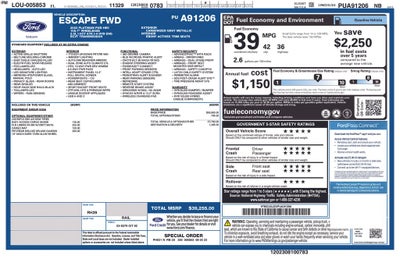 2023 Ford Escape Hybrid Platinum