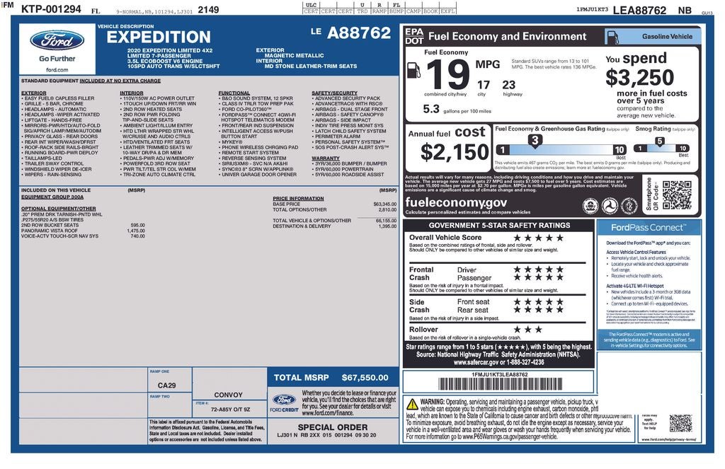 2020 Ford Expedition Limited
