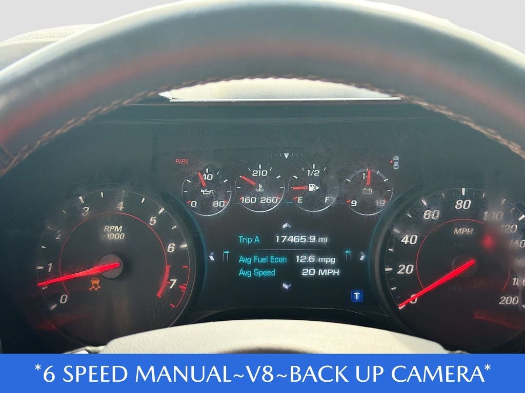 2016 Chevrolet Camaro SS 2SS 6 SPEED MANUAL