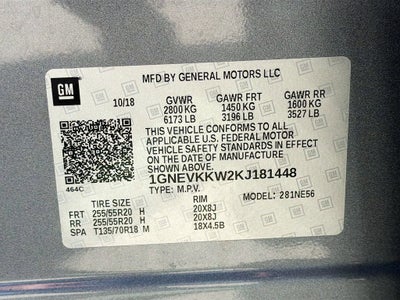 2019 Chevrolet Traverse Premier AWD