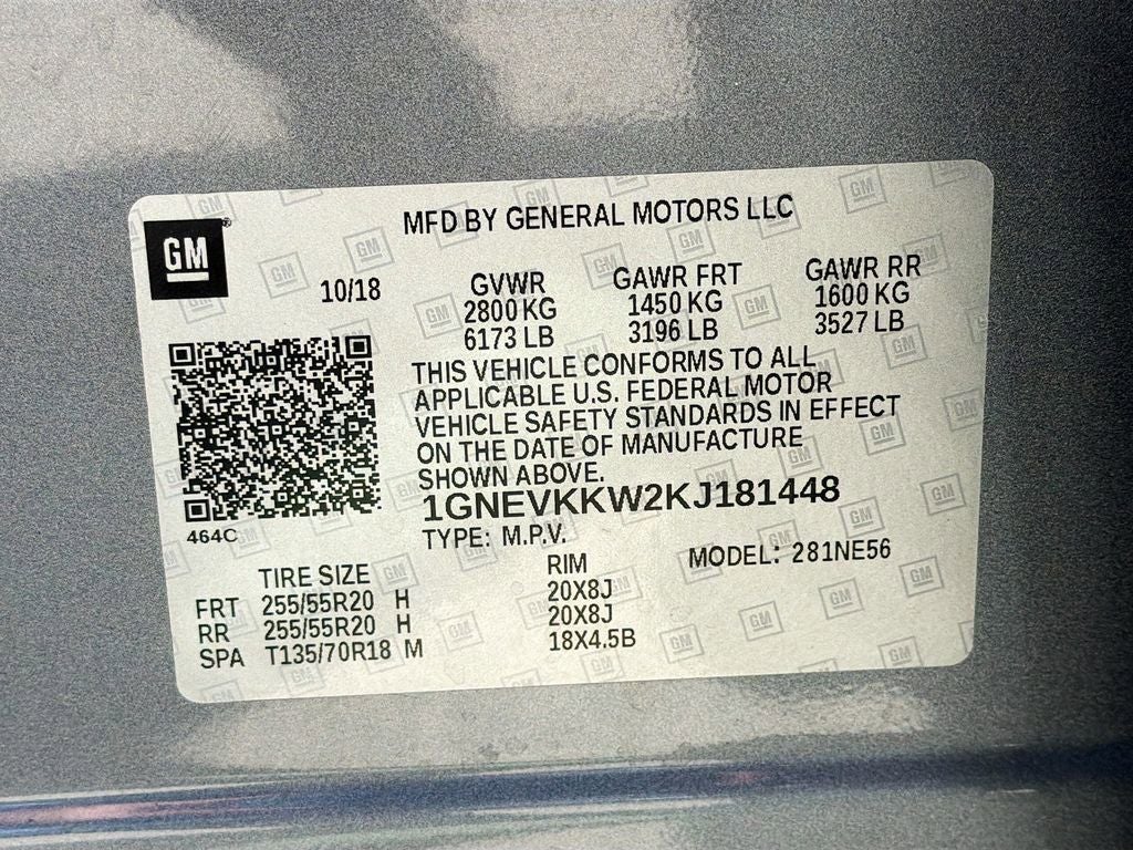 2019 Chevrolet Traverse Premier AWD