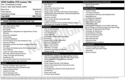 2020 Cadillac XT5 Luxury