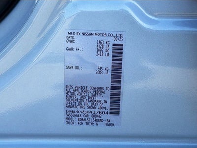 2025 Nissan Altima 2.5 SR