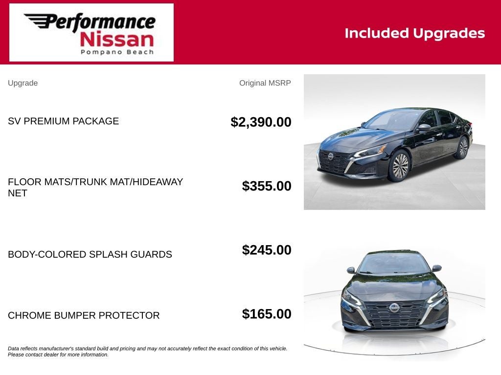 2023 Nissan Altima 2.5 SV w/Premium Package