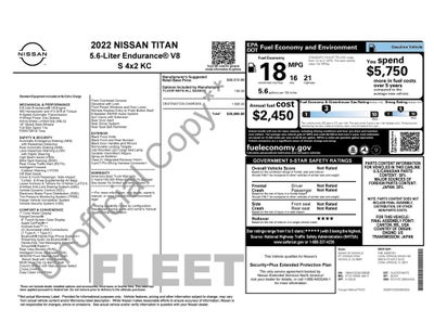2022 Nissan Titan S