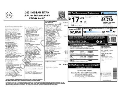 2021 Nissan Titan PRO-4X w/Convenience Pkg