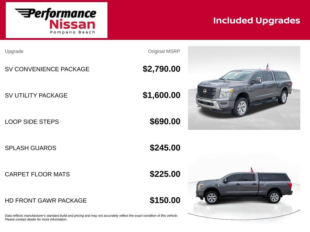 2023 Nissan Titan XD SV w/Convenience Pkg