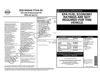 2020 Nissan Titan XD PRO-4X Premium