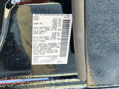 2026 Nissan Frontier SV CONVENIENCE