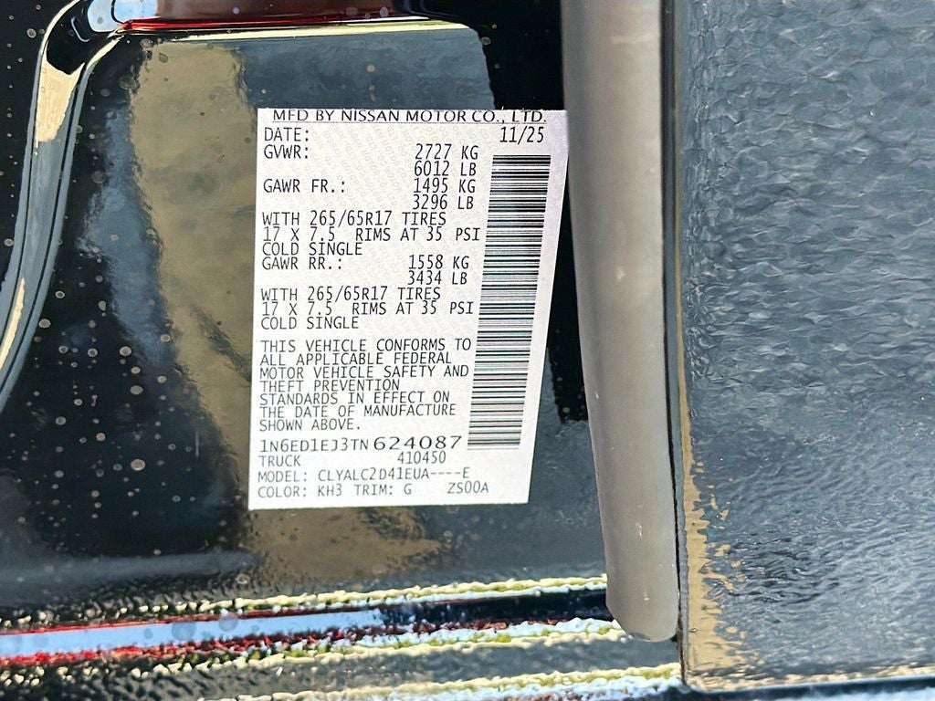 2026 Nissan Frontier SV CONVENIENCE