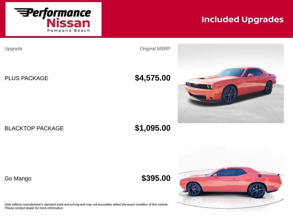 2023 Dodge Challenger GT Plus Package