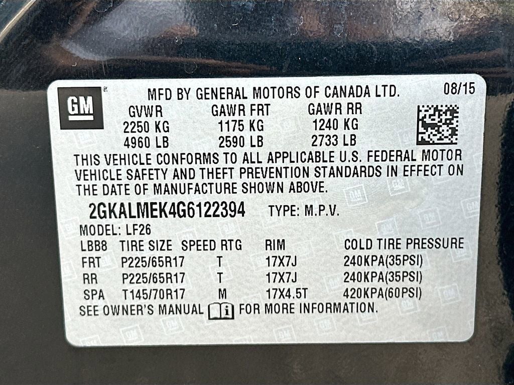 2016 GMC Terrain SLE-1