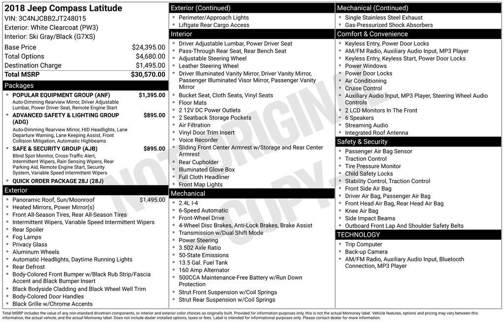 2018 Jeep Compass Latitude