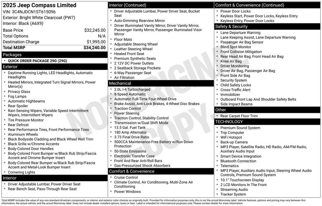 2025 Jeep Compass Limited