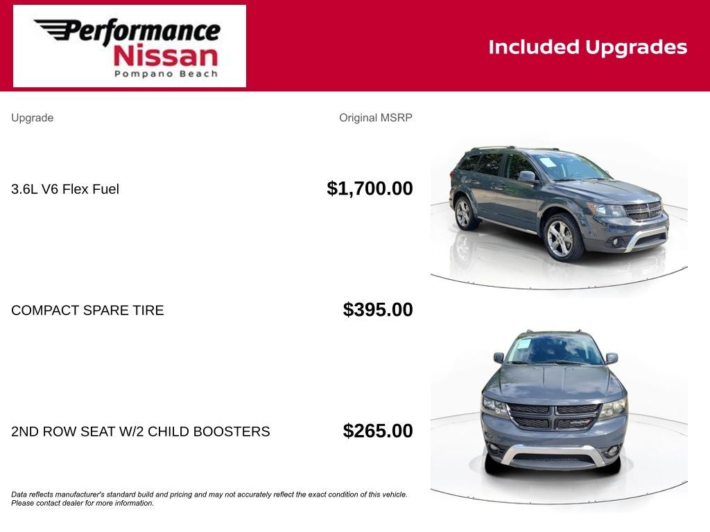 2017 Dodge Journey Crossroad 3RD ROW