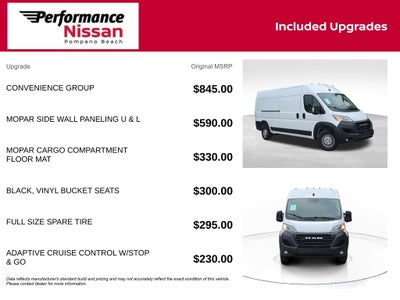 2025 RAM ProMaster 2500 High Roof 159” Wheelbase