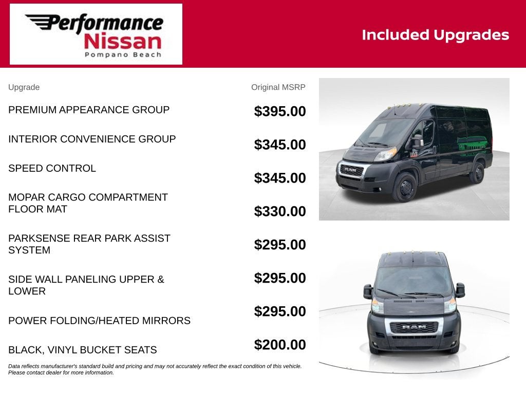 2020 RAM ProMaster 1500 Base
