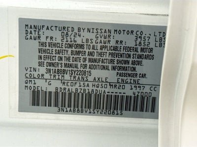 2025 Nissan Sentra S