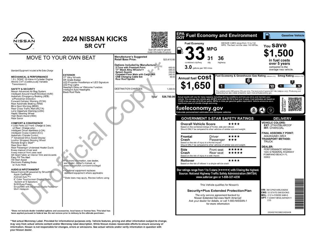 2024 Nissan Kicks SR