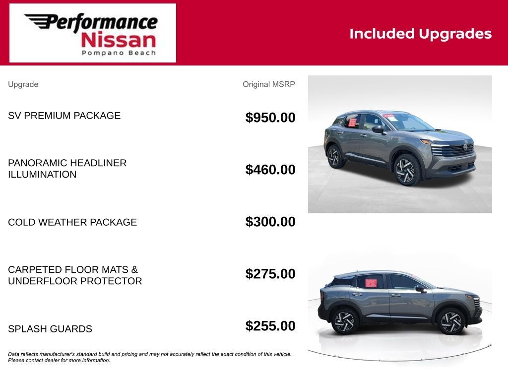 2026 Nissan Kicks SV W/Premium Package