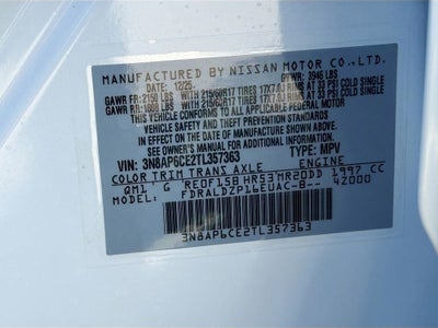 2026 Nissan Kicks SV