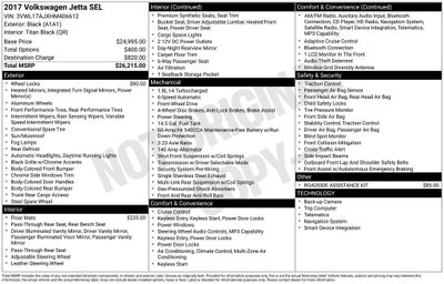 2017 Volkswagen Jetta 1.8T SEL