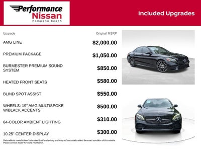2019 Mercedes-Benz C-Class C 300 PREMIUM PACKAGE