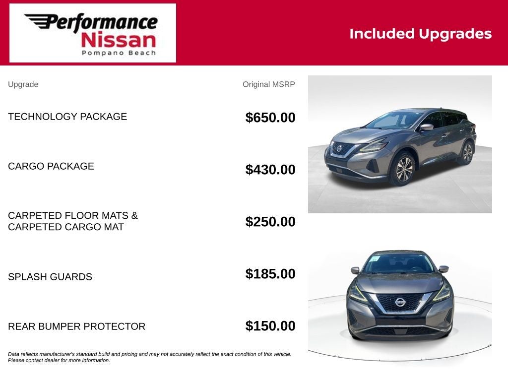 2020 Nissan Murano S w/Tech Package