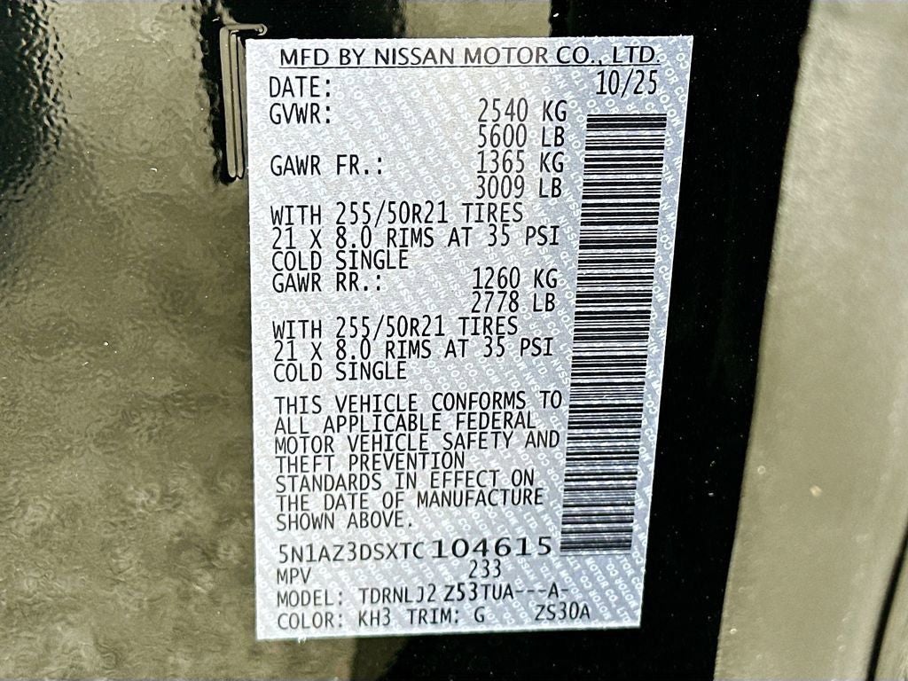 2026 Nissan Murano Platinum