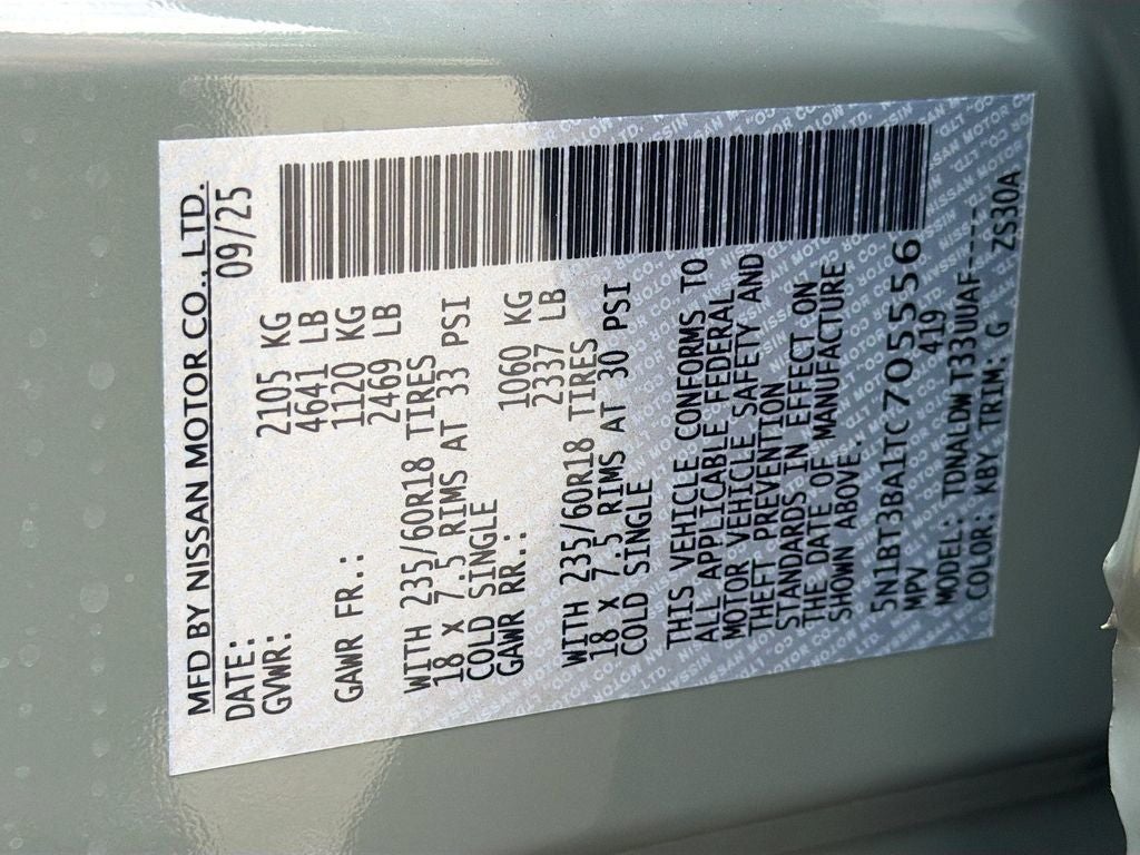 2026 Nissan Rogue SV