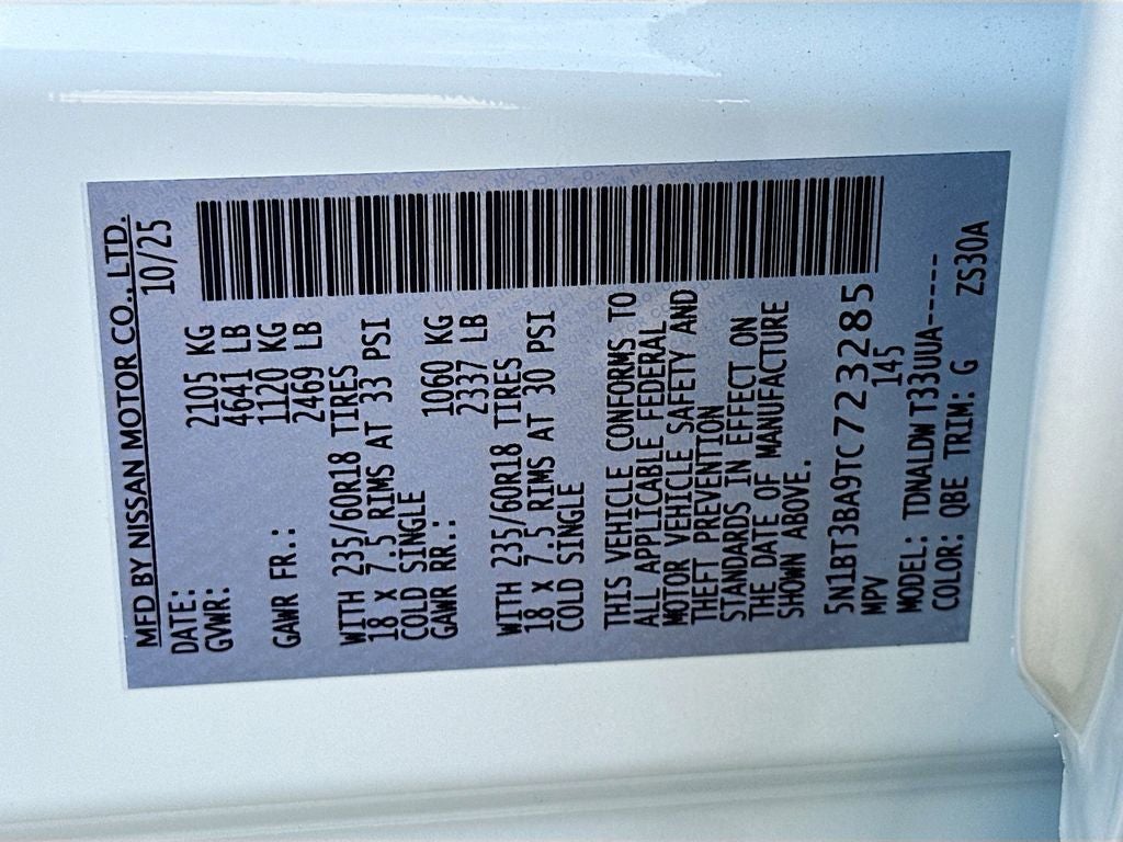 2026 Nissan Rogue SV