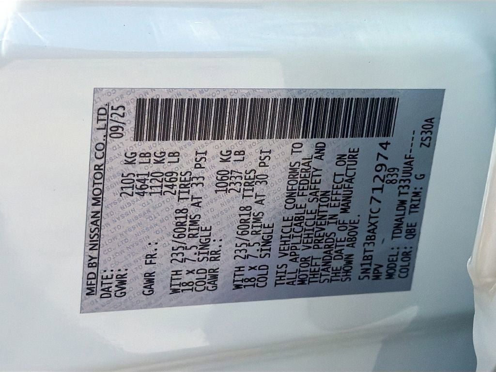 2026 Nissan Rogue SV