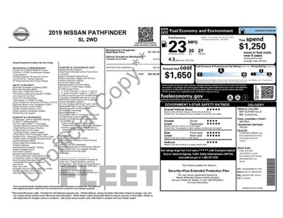 2019 Nissan Pathfinder SL