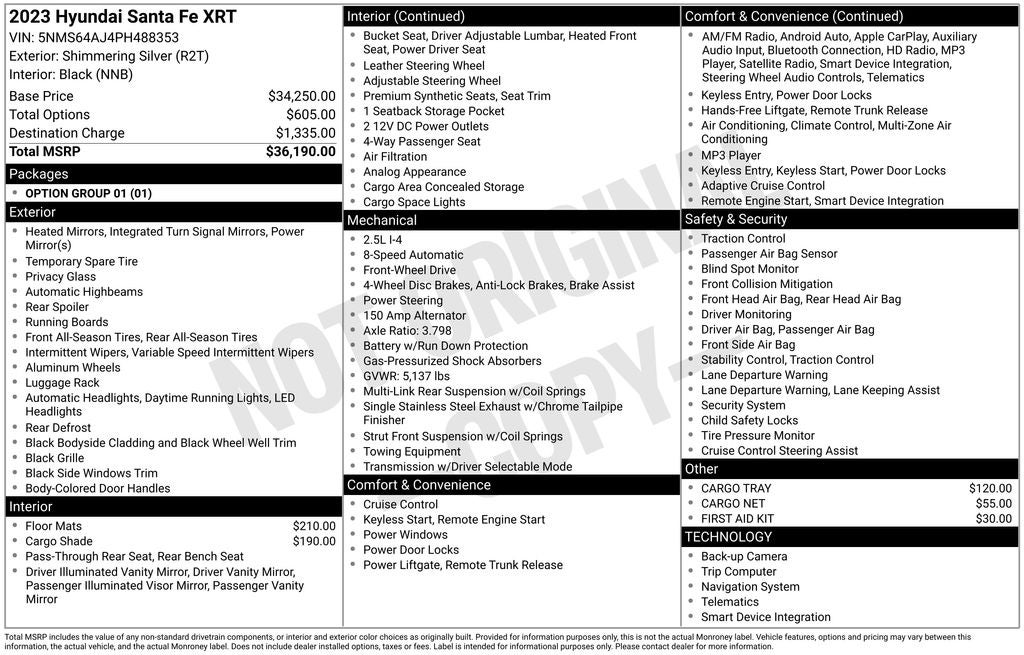 2023 Hyundai Santa Fe XRT