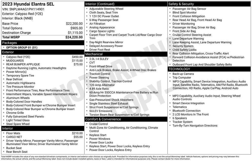 2023 Hyundai Elantra SEL