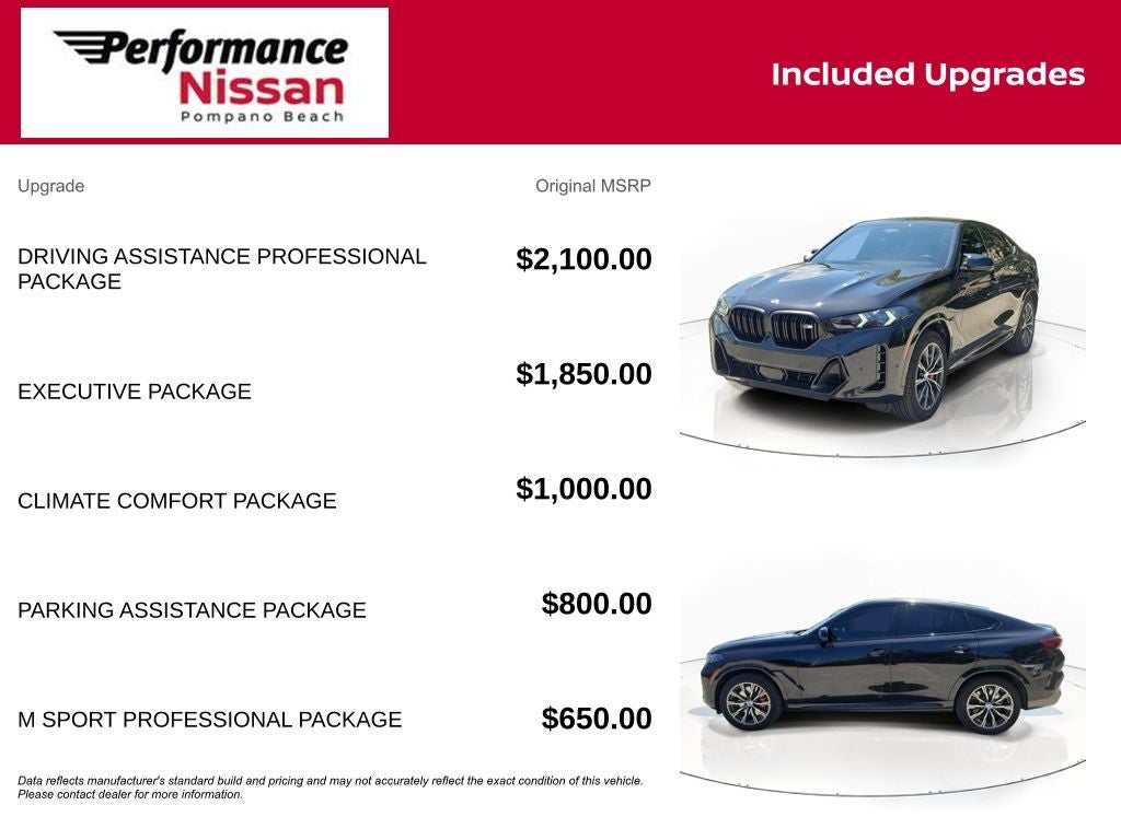 2024 BMW X6 M60i M Sport Professional