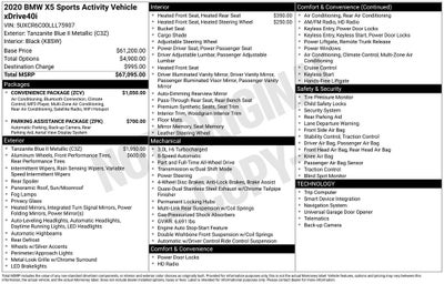 2020 BMW X5 xDrive40i