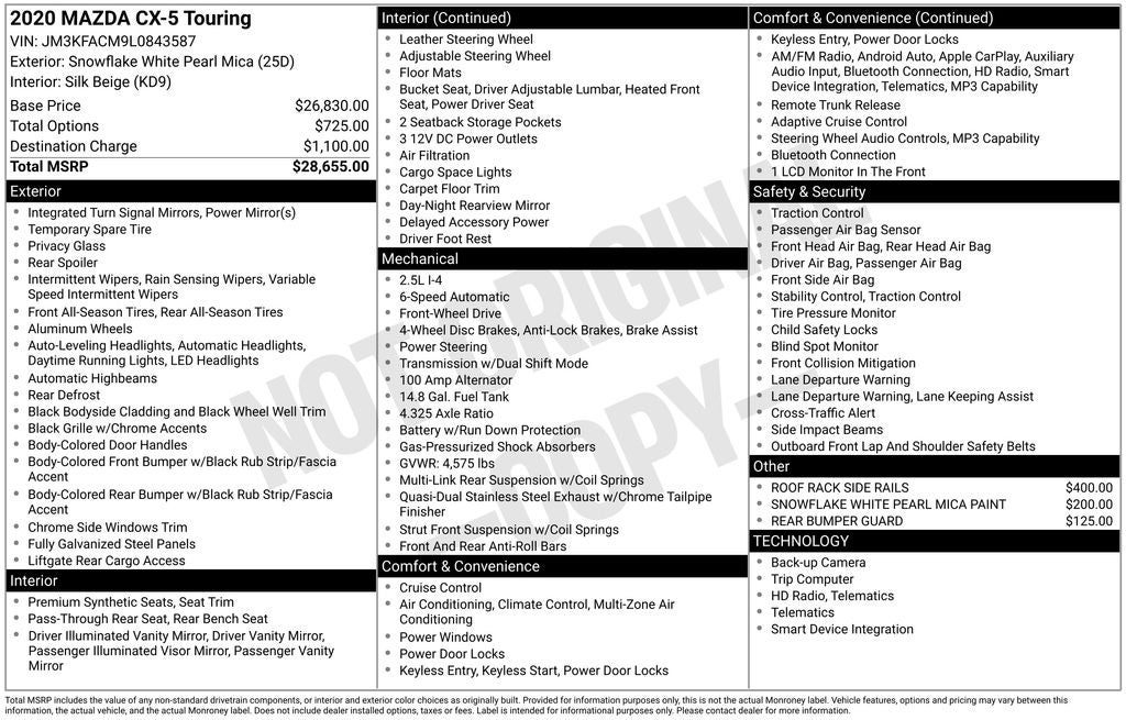 2020 Mazda Mazda CX-5 Touring