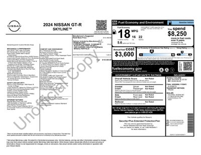 2024 Nissan GT-R Premium SKYLINE EDITION