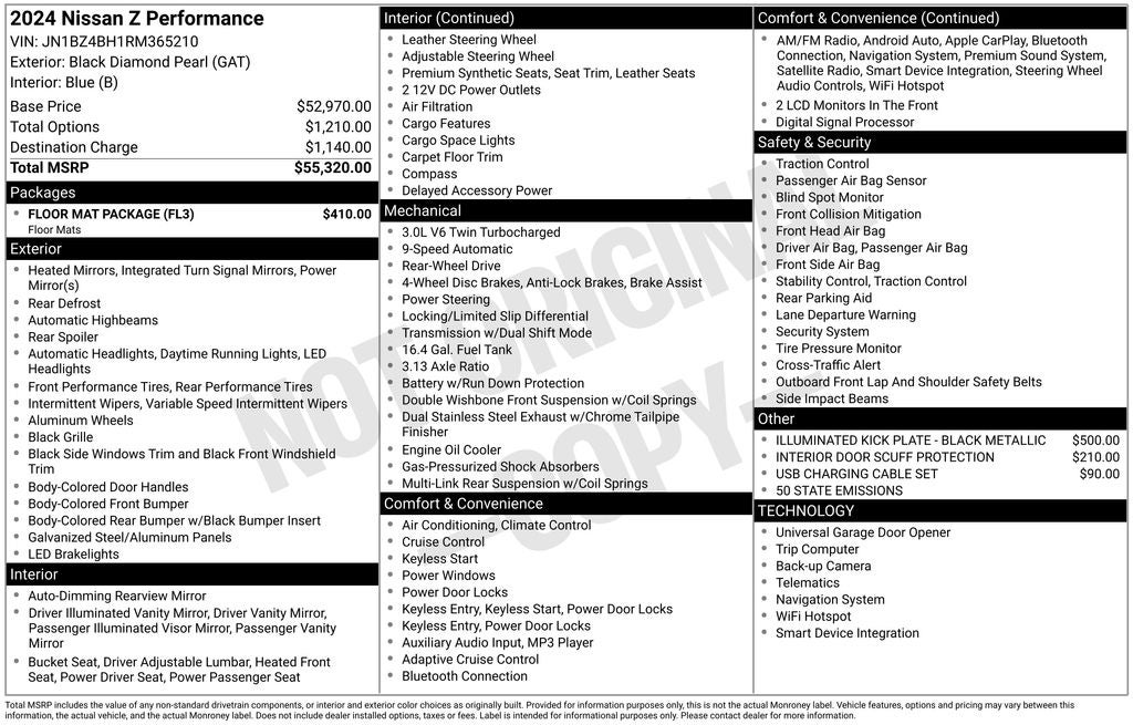 2024 Nissan Z Performance