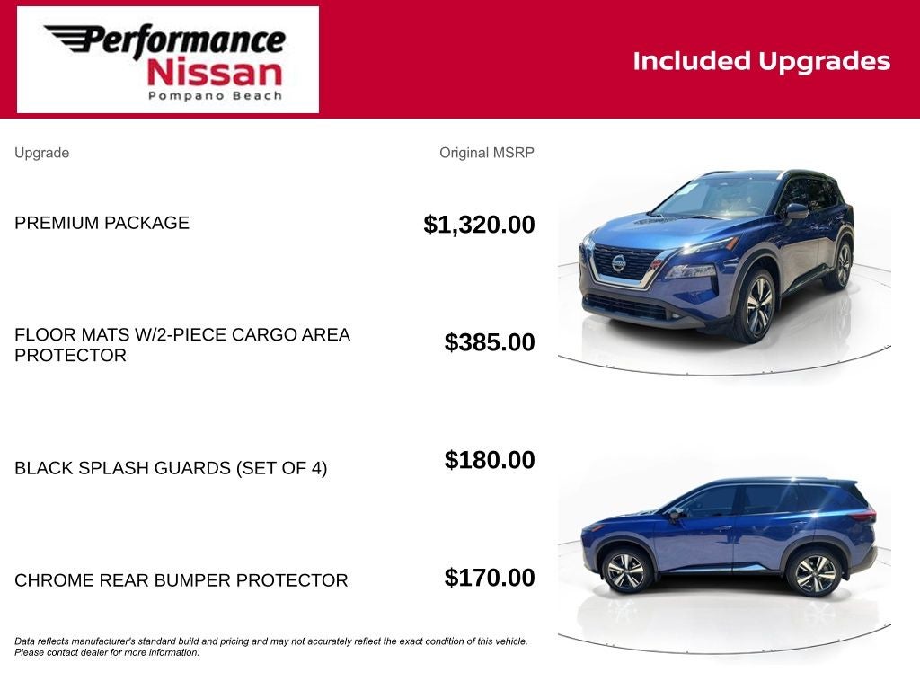 2021 Nissan Rogue SL w/PREMIUM PACKAGE