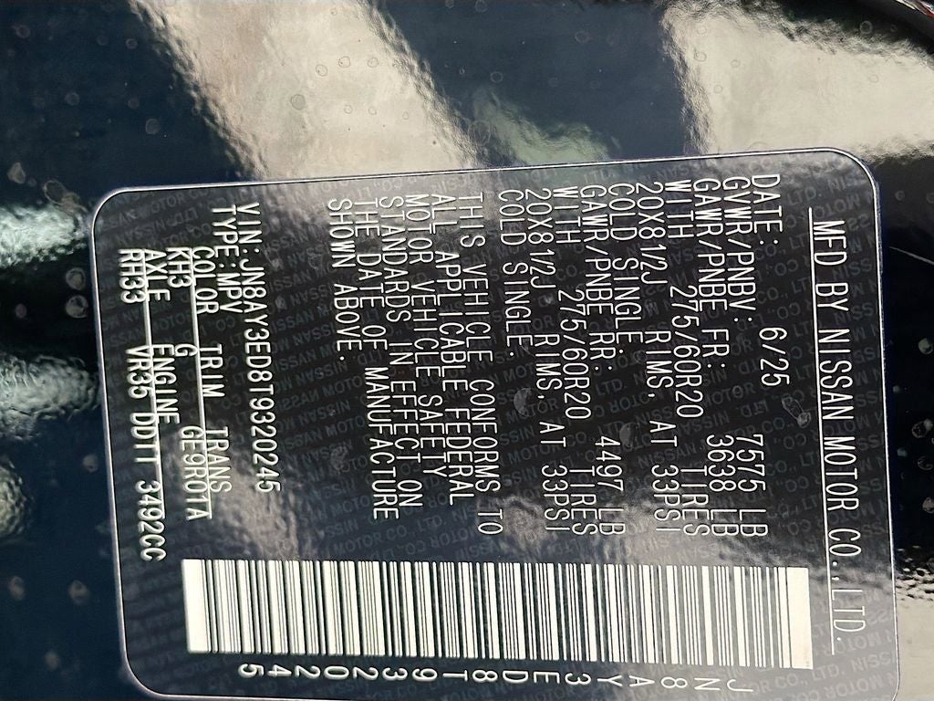 2026 Nissan Armada Platinum