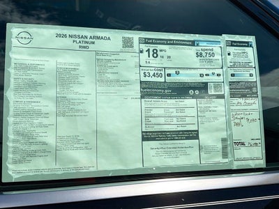 2026 Nissan Armada Platinum