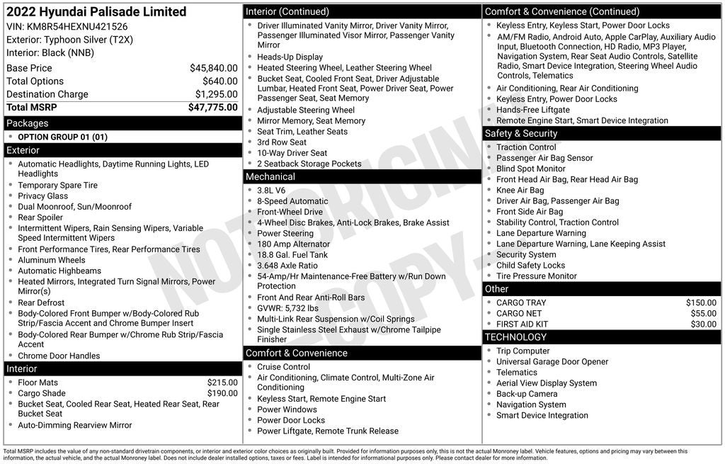 2022 Hyundai Palisade Limited
