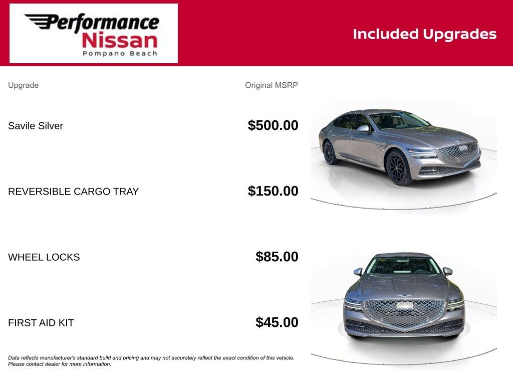 2021 Genesis G80 2.5T